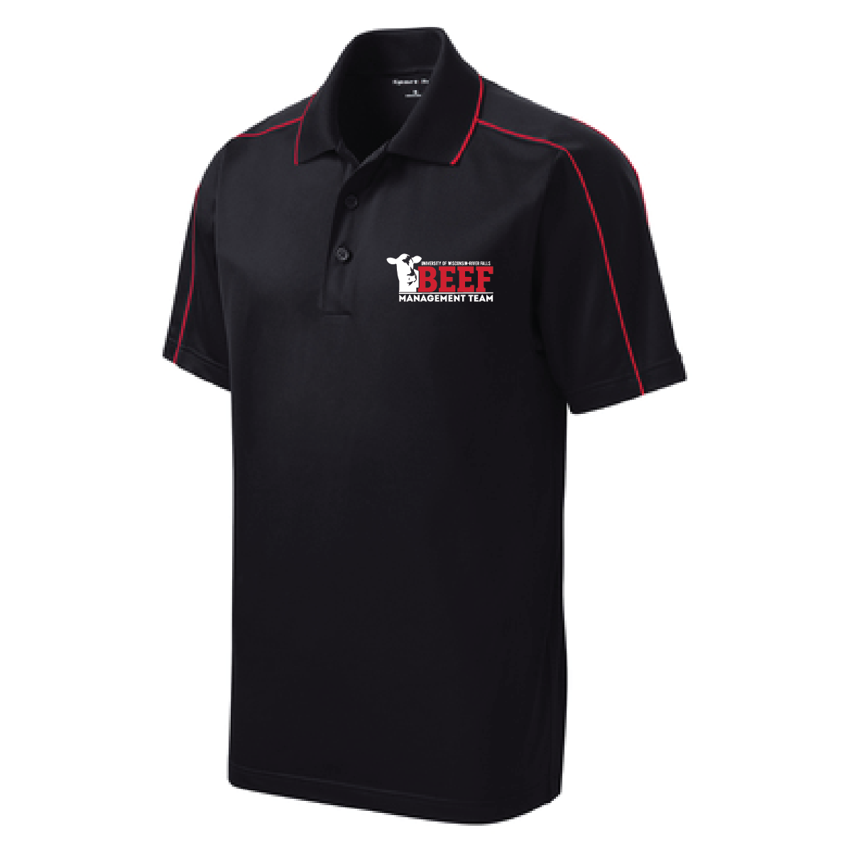UWRF Beef Management Sport-Tek® Micropique Sport-Wick® Piped Polo