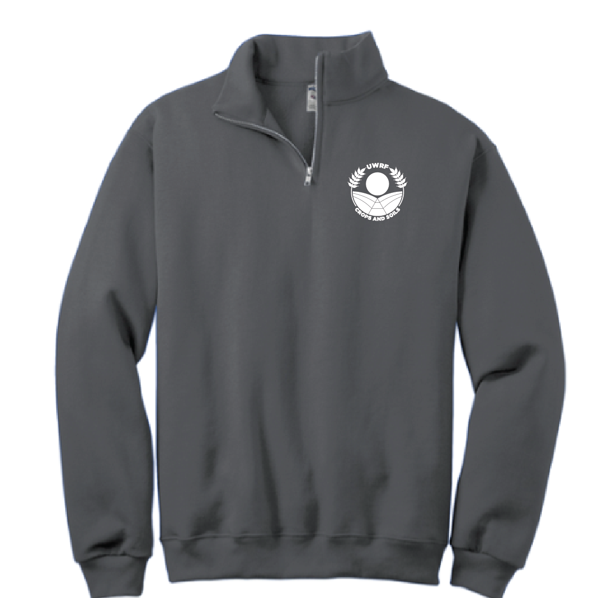 UWRF Crops & Soils Jerzees Unisex NuBlend Cadet Collar 1/4 Zip