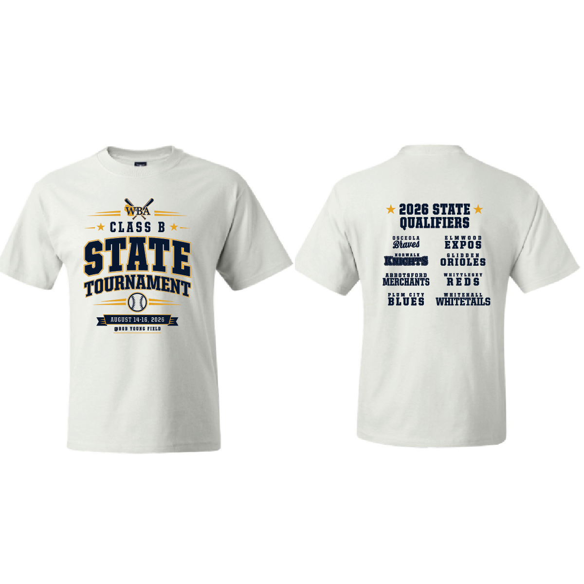 WBA State Tournament Short Sleeve T-shirt