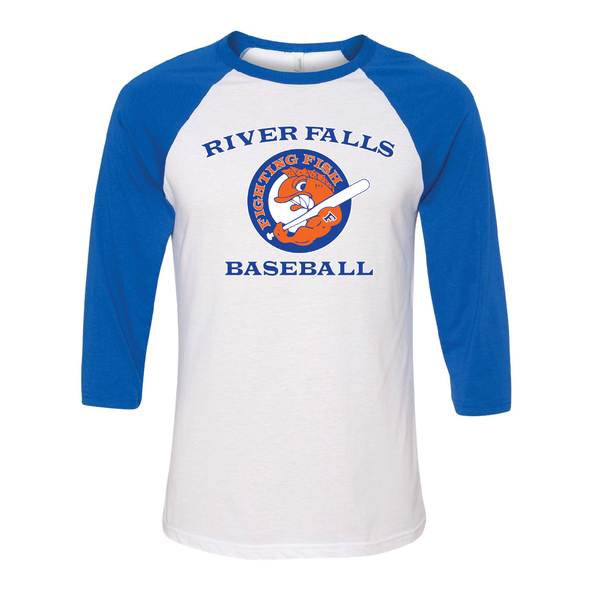 Fighting Fish 3/4 Sleeve Shirt