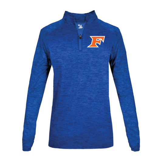 Fighting Fish Ladies Light Weight Poly 1/4 Zip