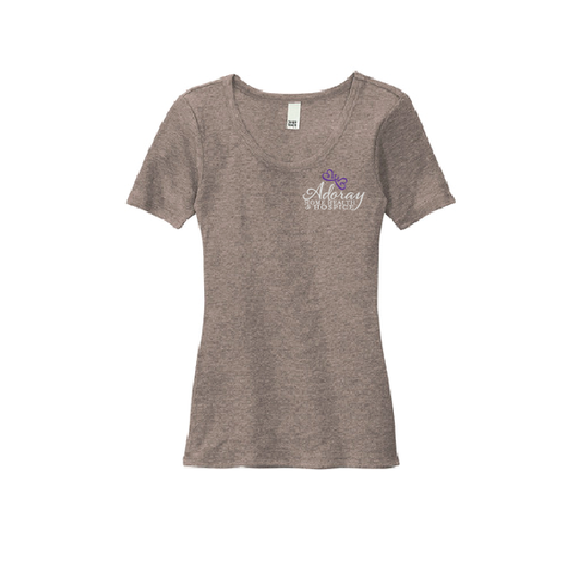 Adoray District® Women’s V.I.T.™ Rib Scoop Neck Tee