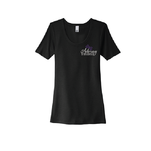 Adoray District® Women’s V.I.T.™ Rib Scoop Neck Tee