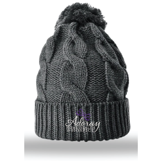 Adoray Chunk Twist Knit Beanie