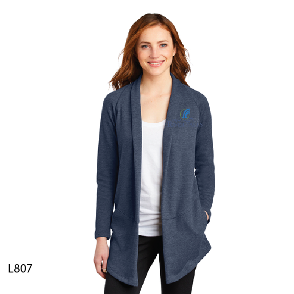 City Of RF Port Authority Ladies Interlock Cardigan River City