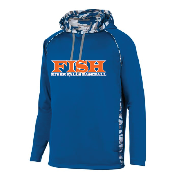 Fighting Fish Mod Camo Poly Hoodie