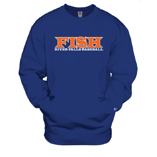 Fighting Fish Pocketed Crew Neck