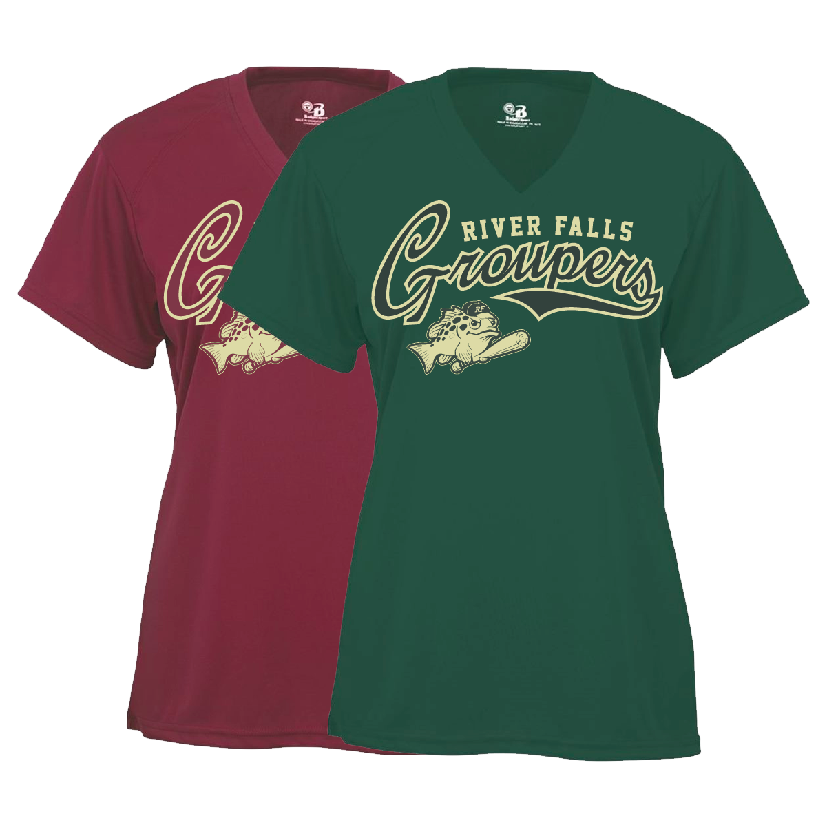 Groupers Ladies Polyester Shirt