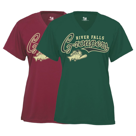 Groupers Ladies Polyester Shirt