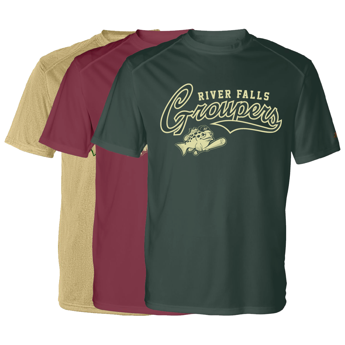 Groupers Polyester Shirt - Youth and Adult