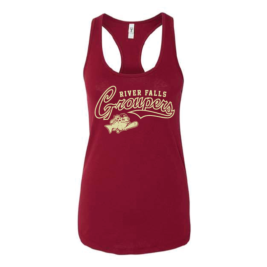 Groupers Women’s Ideal Racerback Tank