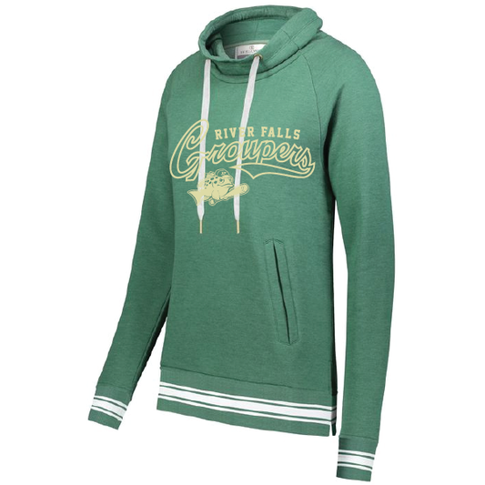 Groupers Womens Funnel Neck Pullover