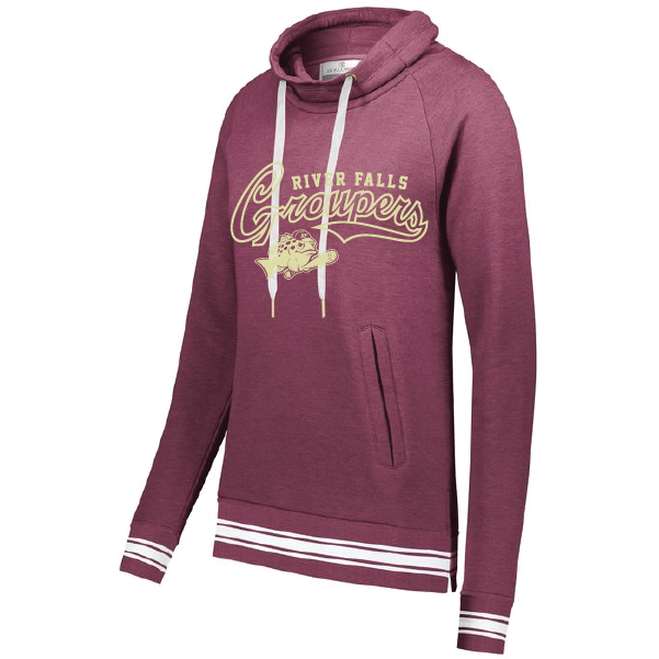Groupers Womens Funnel Neck Pullover