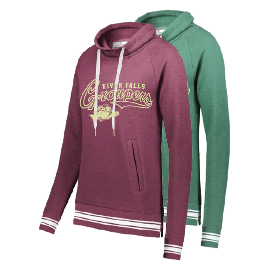 Groupers Womens Funnel Neck Pullover