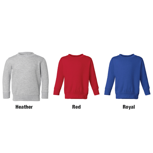 New Adventures Toddler Fleece Crewnneck Sweatshirt