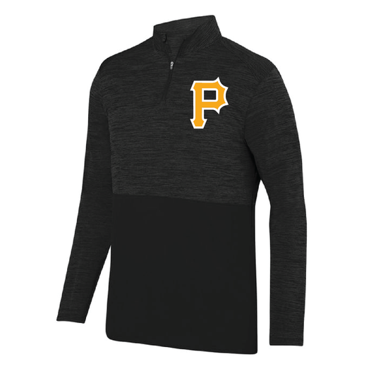 Prescott Pirates Shadow Tonal Heather Quarter-Zip