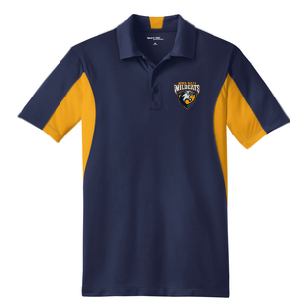RF School District Sport Tek Side Blocked Micropique Sport-Wick® Polo - Men's and Women's