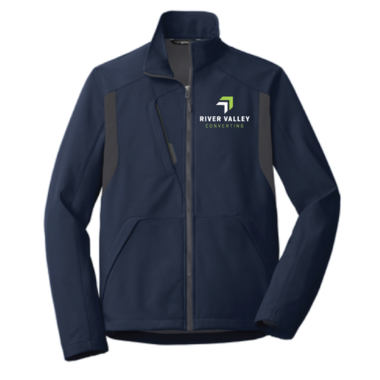 River Valley Converting- Port Authority® Back-Block Soft Shell Jacket