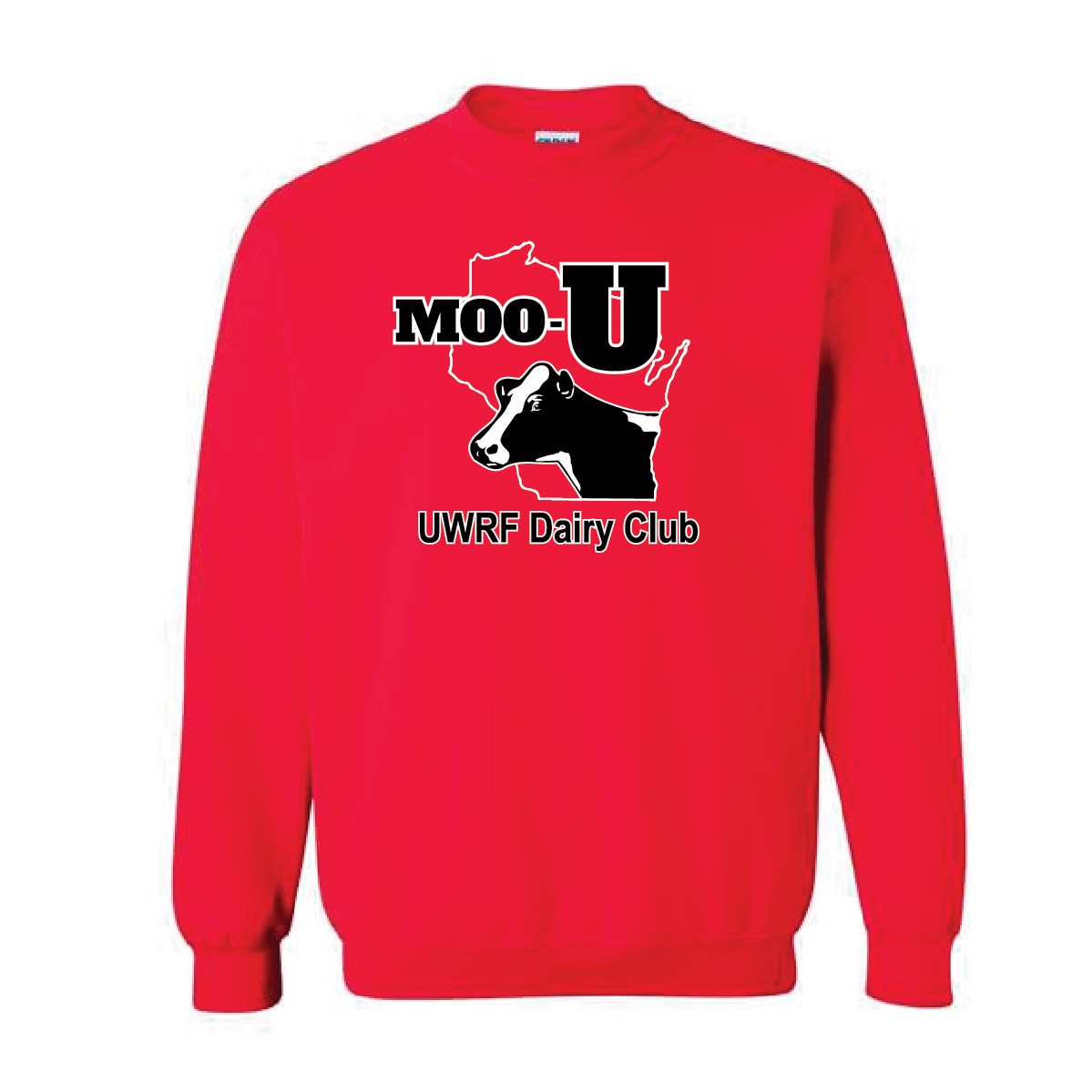 UWRF Dairy Club- Moo U Crewneck Sweatshirt