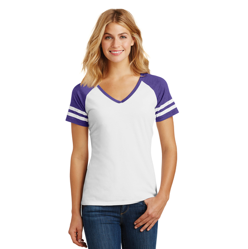 TCLAD District Made Ladies Game V-Neck Tee