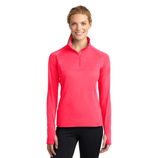 TCLAD Sport-Tek Ladies Sport-Wick Stretch 1/2-Zip Pullover