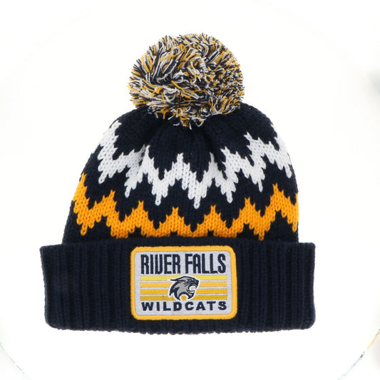 River Falls Retail Online Legacy Zig Zag Cuff Beanie with Patch