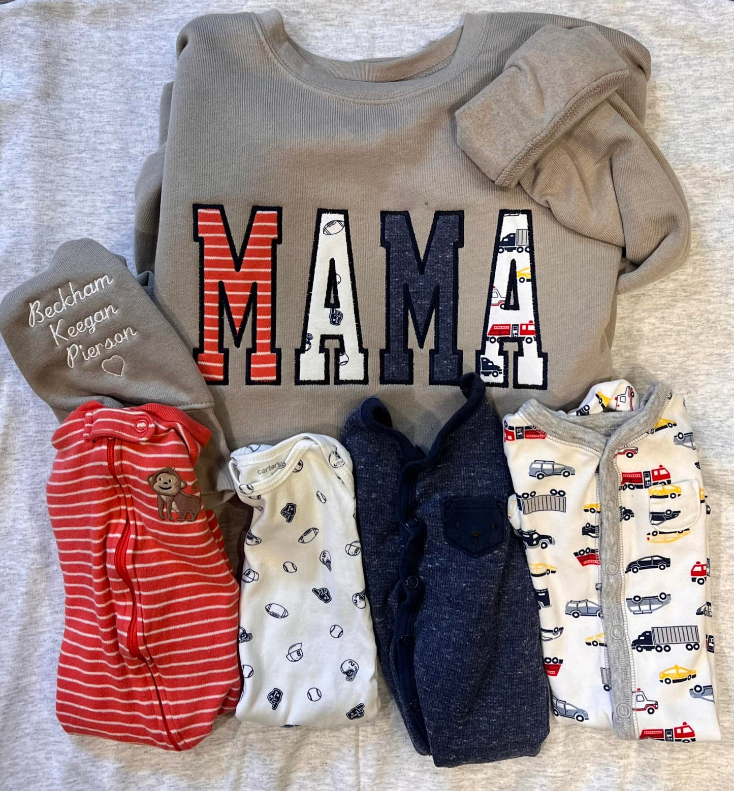 Mama Keepsake Sweatshirt | Bella Canvas Hooded Sweatshirt