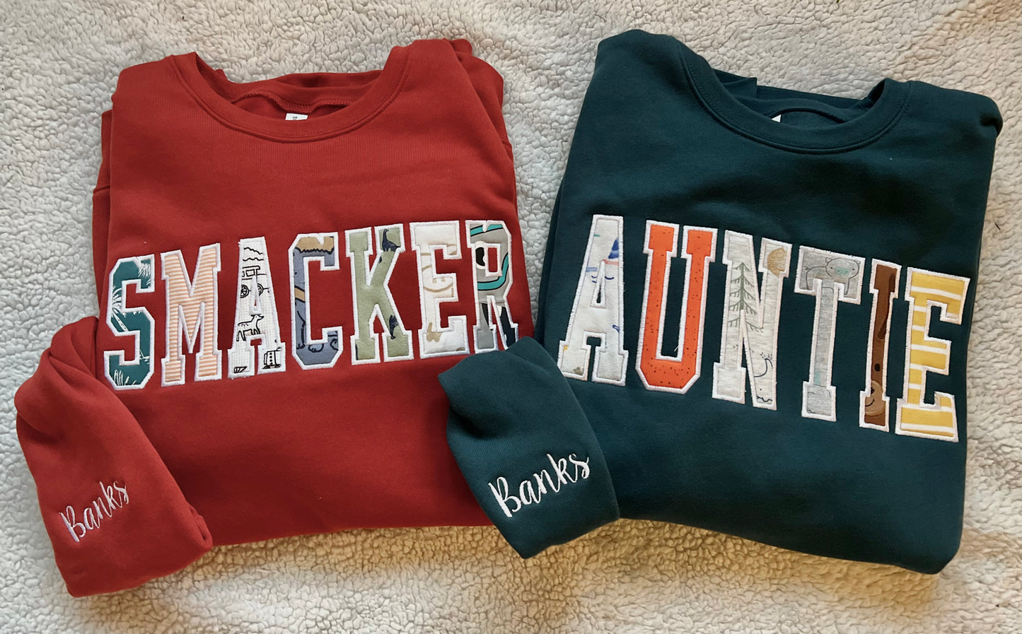 Mama Keepsake Sweatshirt – Custom Bella Canvas Crewneck Made From Baby Outfits