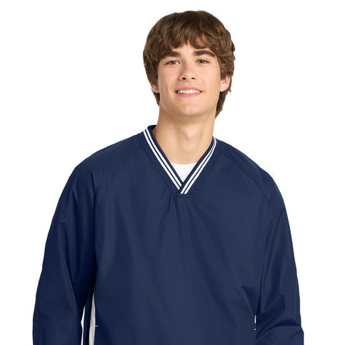 Loparex Sport-Tek Tipped V-Neck Raglan Wind Shirt