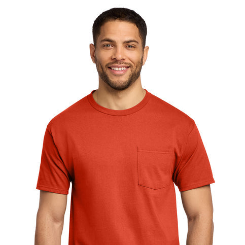 Loparex Port & Co Tall essential Pocket Tee