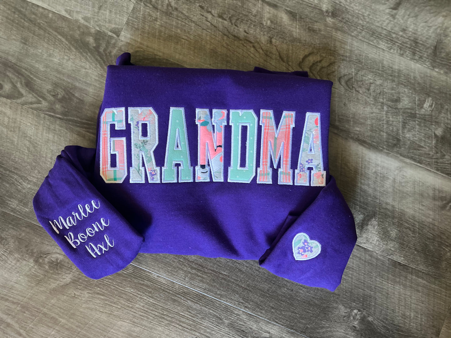 Mama Keepsake Sweatshirt – Custom Bella Canvas Crewneck Made From Baby Outfits