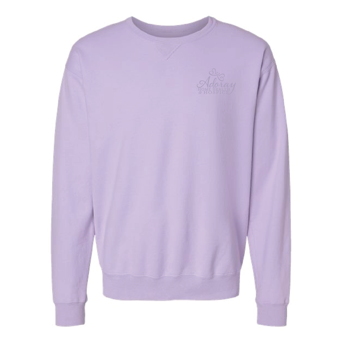 Adoray Unisex Garment-Dyed Crewneck Sweatshirt