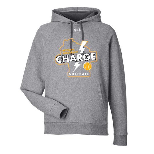 Wisconsin Charge Under Armor Rival Fleece Hooded Sweatshirt