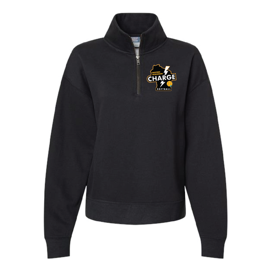 Wisconsin Charge Women's Sueded Fleece Quarter-Zip Sweatshirt