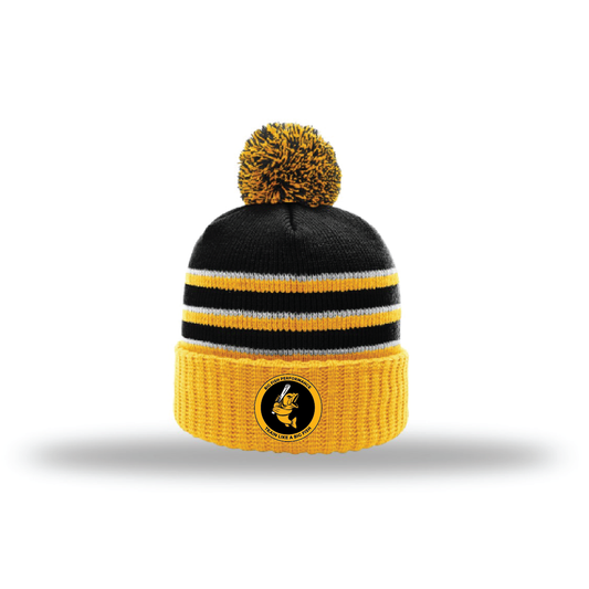 Big Fish STRIPED BEANIE W/ CUFF & POM