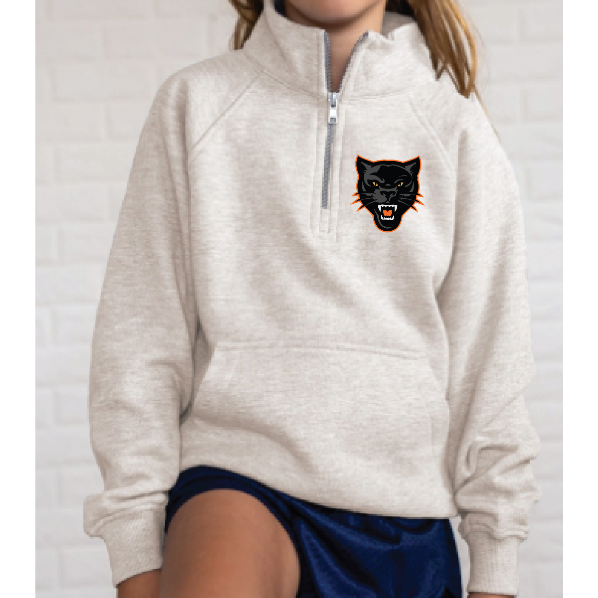 Blackcats Enza Youth and Ladies Boxy Half Zip Fleece