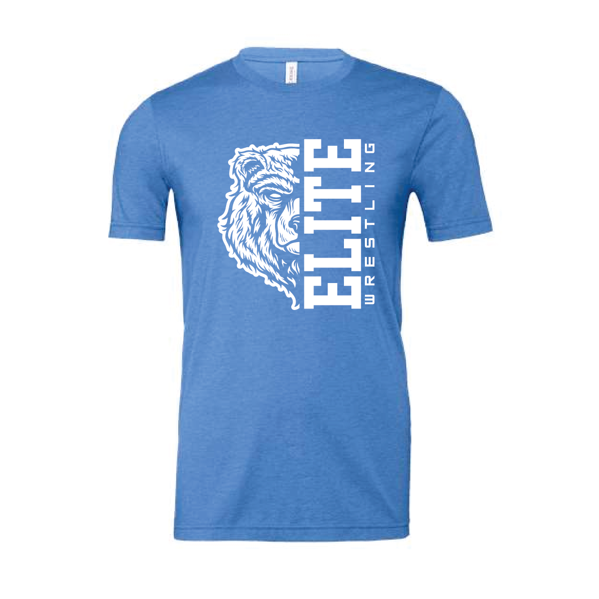 Elite Wrestling Bella and Canvas CVC Jersey Tee - Columbia