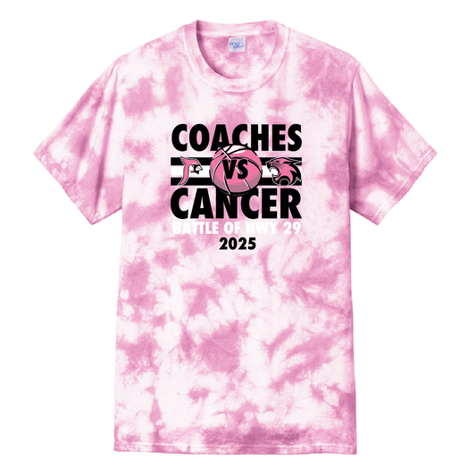 Coaches Vs Cancer Short Sleeve Tie Dye Shirt