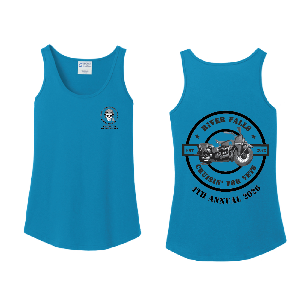 Cruisin for Vets Women's Core Cotton Tank Top - 2026