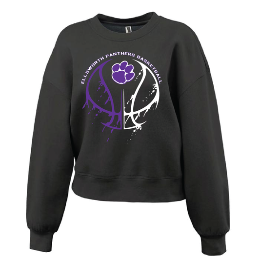 Ellsworth Basketball Pennant Women's Crewneck Sweatshirt