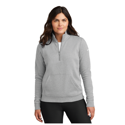 FNBRF Nike Women's Club Fleece Sleeve Swoosh 1/2-Zip
