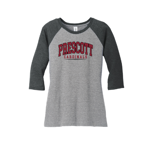 Prescott Retail Online Ladies 3/4 Sleeve Raglan