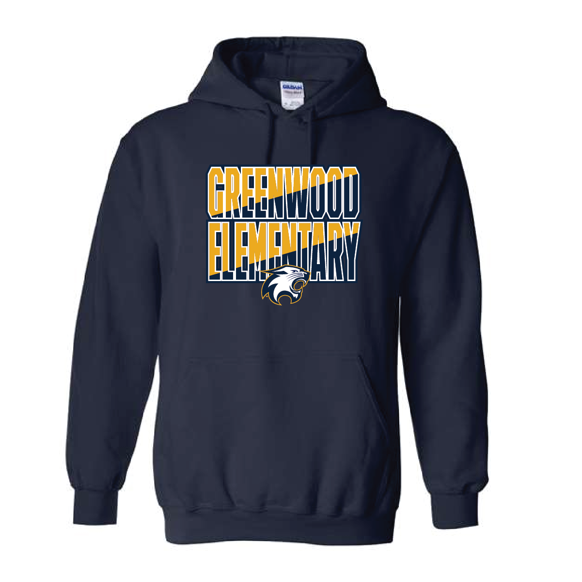 Greenwood Elementary Hooded Sweatshirt- Wildcat