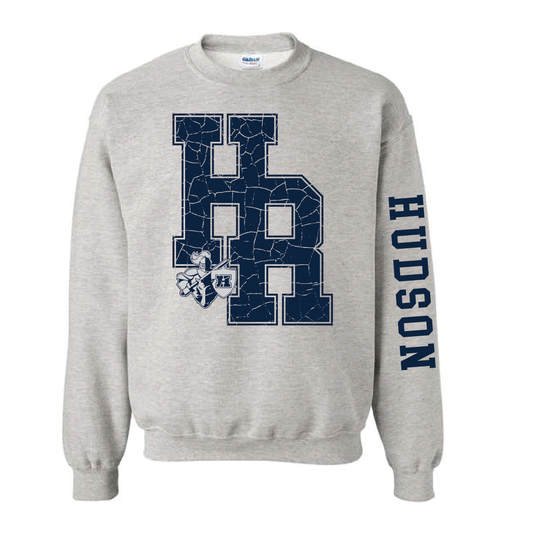 Hudson Raiders Online Oversized Print Crewneck Sweatshirt