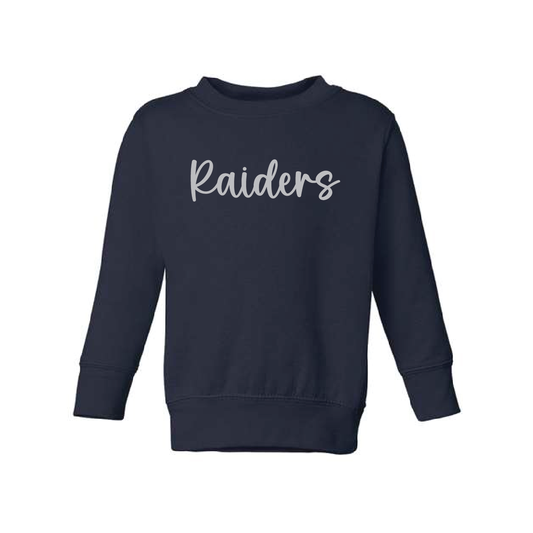 Hudson Raiders Script Crewneck- Youth and Toddler