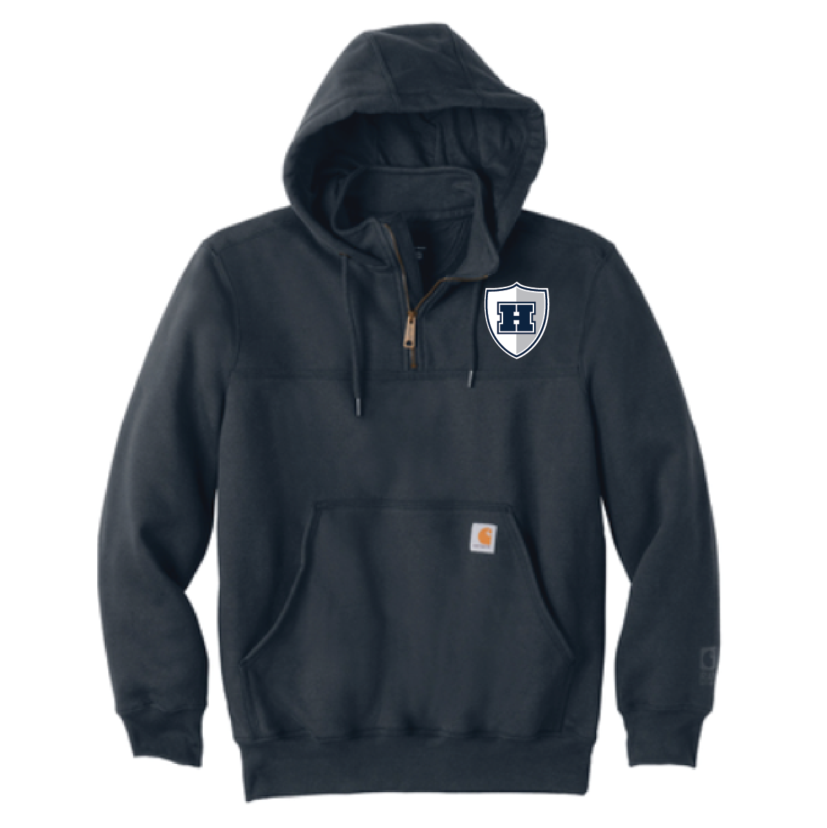 Hudson Raiders Online Carhartt ® Rain Defender ® Paxton Heavyweight Hooded Zip Mock Sweatshirt