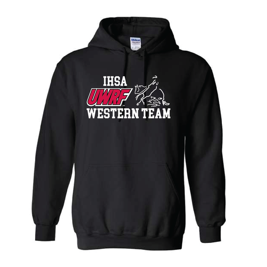 UWRF IHSA Western Gildan Hooded Sweatshirt