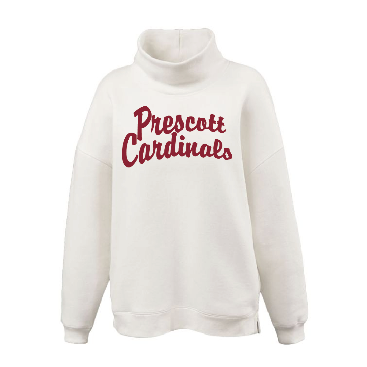 Prescott Retail Online Pennant Women's Oversize Mock neck with Print