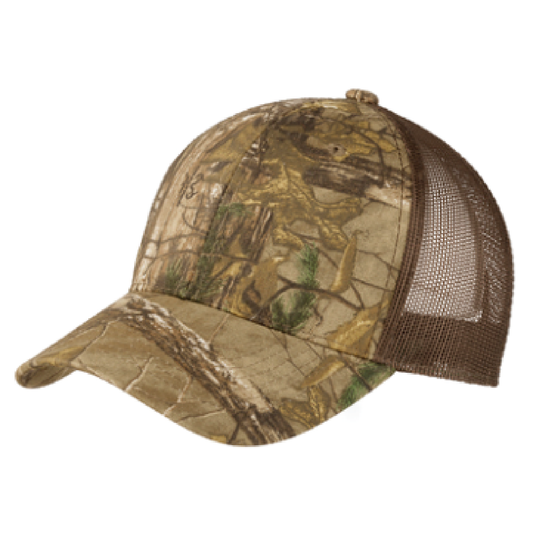 Loparex Port Authority Structured Camouflage Mesh Back Cap