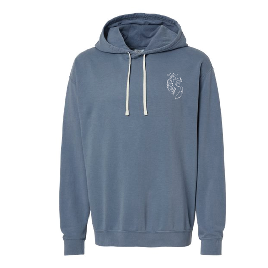 &mamatoo Comfort Colors Unisex Garment-Dyed Lightweight Fleece Hooded Sweatshirt